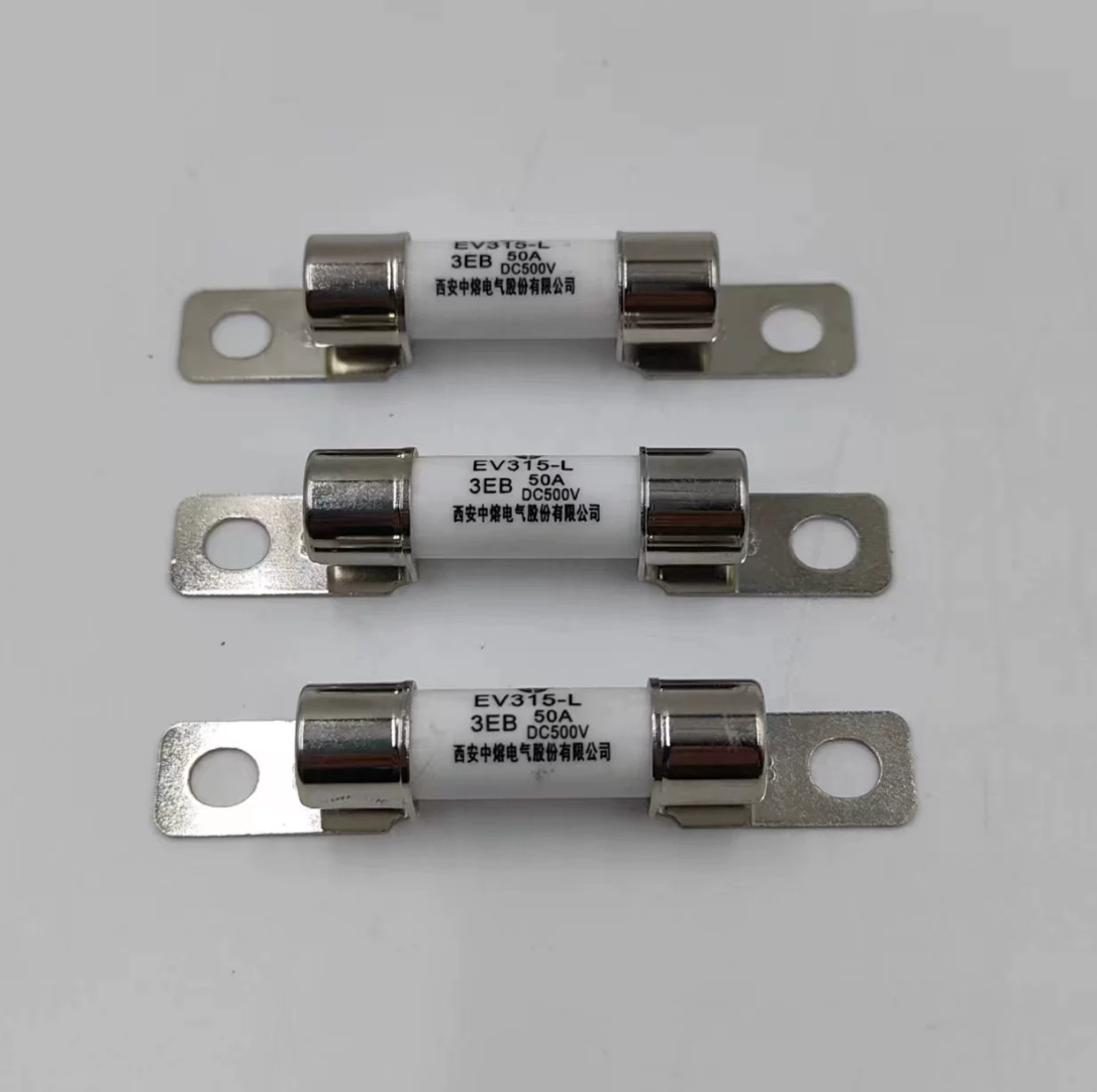 SINOFUSE EV315-L-3EB40A EV Power Fuse - 40A 500VDC - Front View