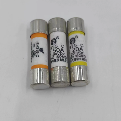 Sinofuse EV315-C-3E30A EV315 Series Electric Vehicle Fuse, 30A, 500VDC, 10x38mm Ferrule