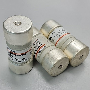 Ferraz Shawmut FR27UQ69V50T Semiconductor Fuse - 50A 690V - Front View with Trip Indicator