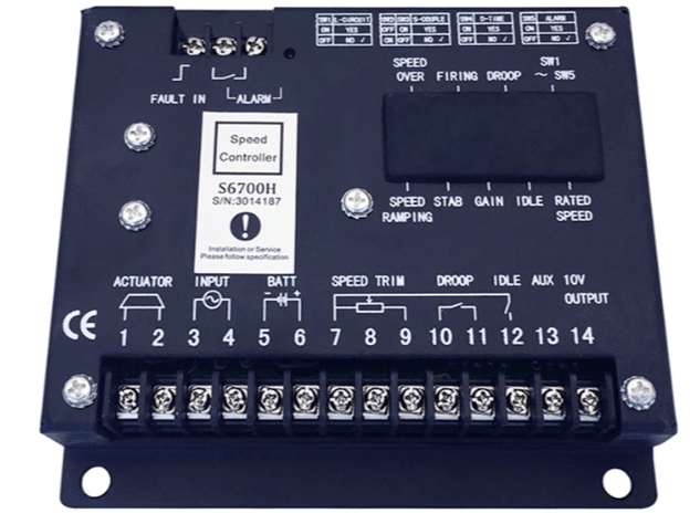 Apexon speed control board S6700H speed control board diesel generator set accessories S6700H electronic speed governor engine ESC board