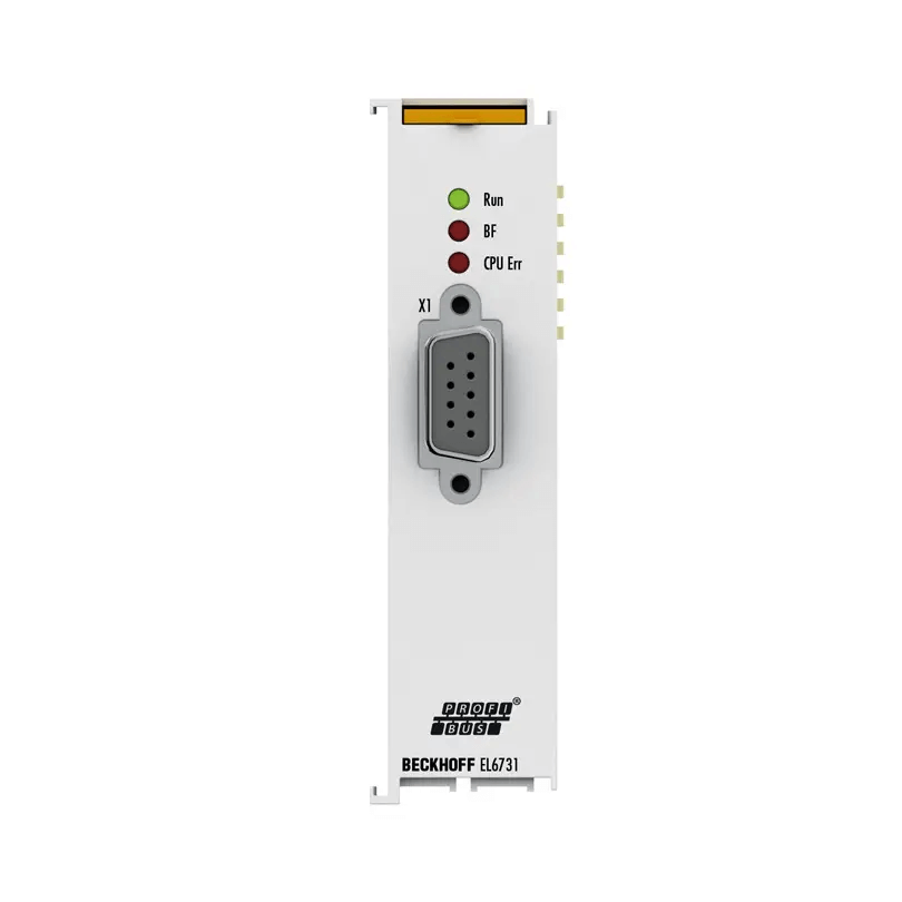 Beckhoff Ethernet Module Beckhoff EL6731 EtherCAT Terminal PROFIBUS Master/Slave Interface, 9.6 kbaud–12 Mbaud, 1 Channel, 24×100×52 mm