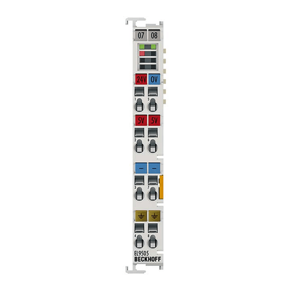 Beckhoff Ethernet Module Beckhoff EL9505 EtherCAT Terminal Power Supply, 24V DC Input, 5V DC Output