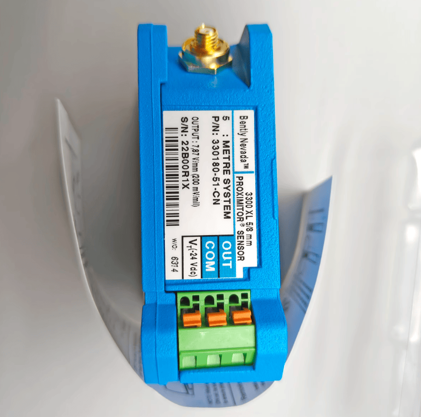 Bently Nevada Bently Nevada 330180-51-CN 3300 XL Proximitor Sensor, 5.0 m System Length, DIN Mount, ATEX/IECEx/NEPSI Certified