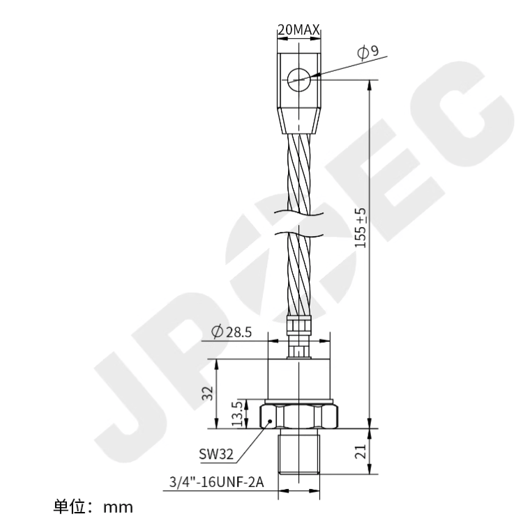 Bro-Electric 300U40A 5pcs Rotating diode control tube: 300U40A (5 Pieces)