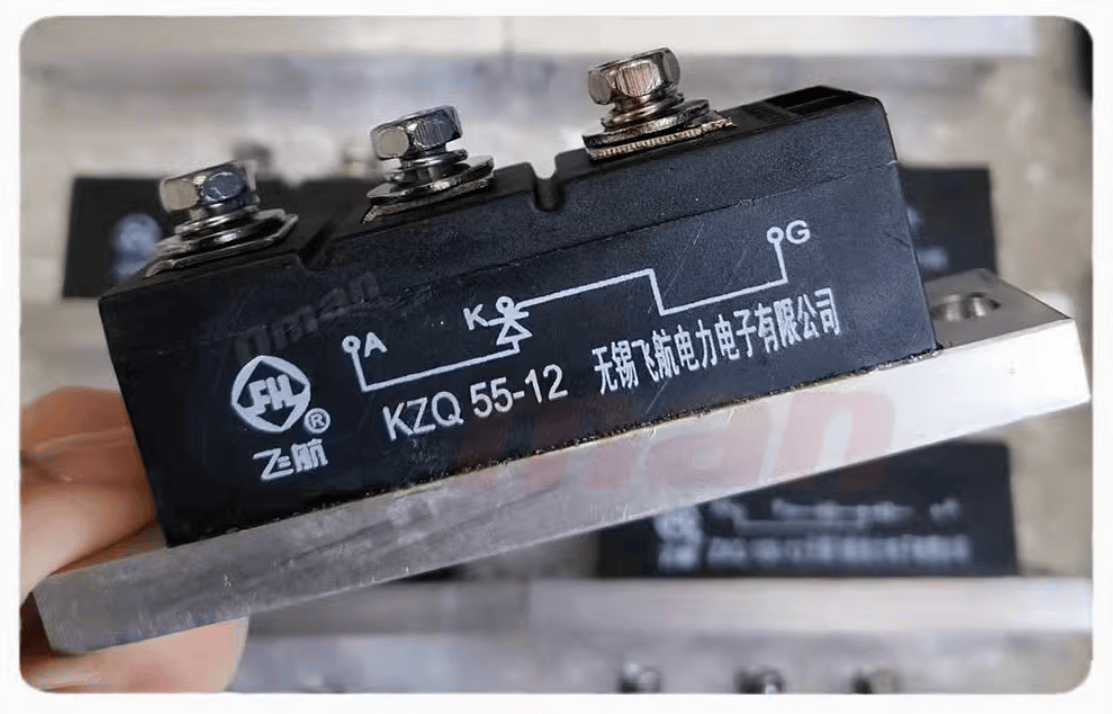 Bro-Electric KZQ55-12 3pcs Thyristor rectifier module : KZQ55-12 ( Mounting dimensions 80*20 ) (3 Pieces)