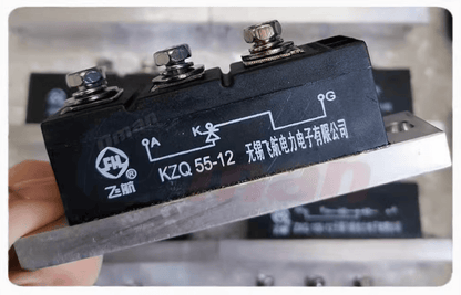Bro-Electric KZQ55-12 3pcs Thyristor rectifier module : KZQ55-12 ( Mounting dimensions 80*20 ) (3 Pieces)