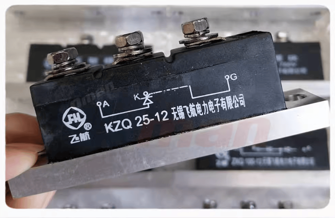 Bro-Electric KZQ55-12 3pcs Thyristor rectifier module : KZQ55-12 ( Mounting dimensions 80*20 ) (3 Pieces)