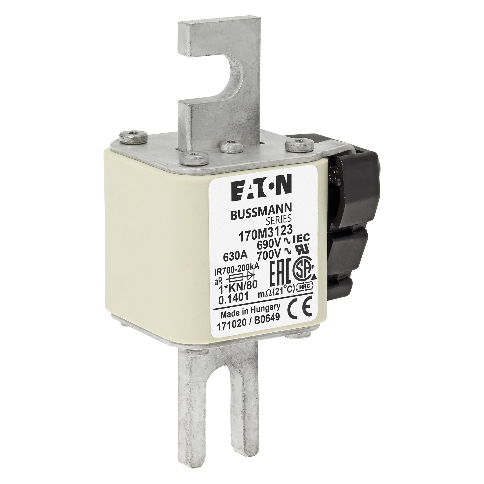 Bussmann 170M3123 3pcs Bussmann 170M3123 630A 690V Fuses