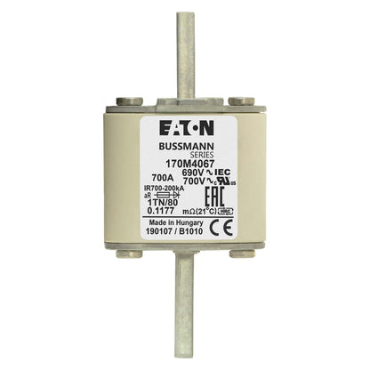 Bussmann 170M4067 6pcs Bussmann 170M4067 700A 690V Fuses