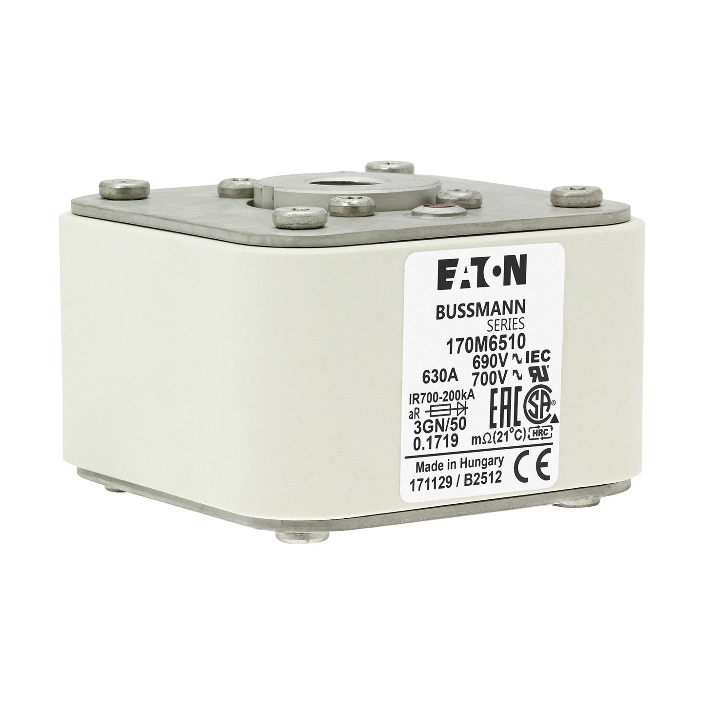 Bussmann 170M6510  3pcs Bussmann 170M6510 630A 690V Fuses