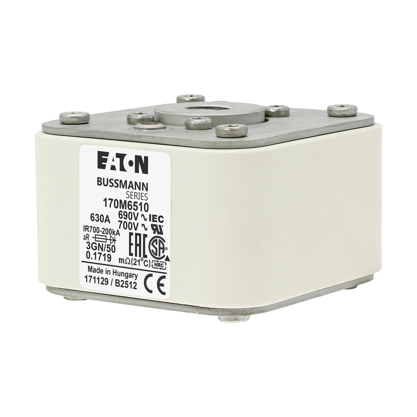 Bussmann 170M6510  3pcs Bussmann 170M6510 630A 690V Fuses