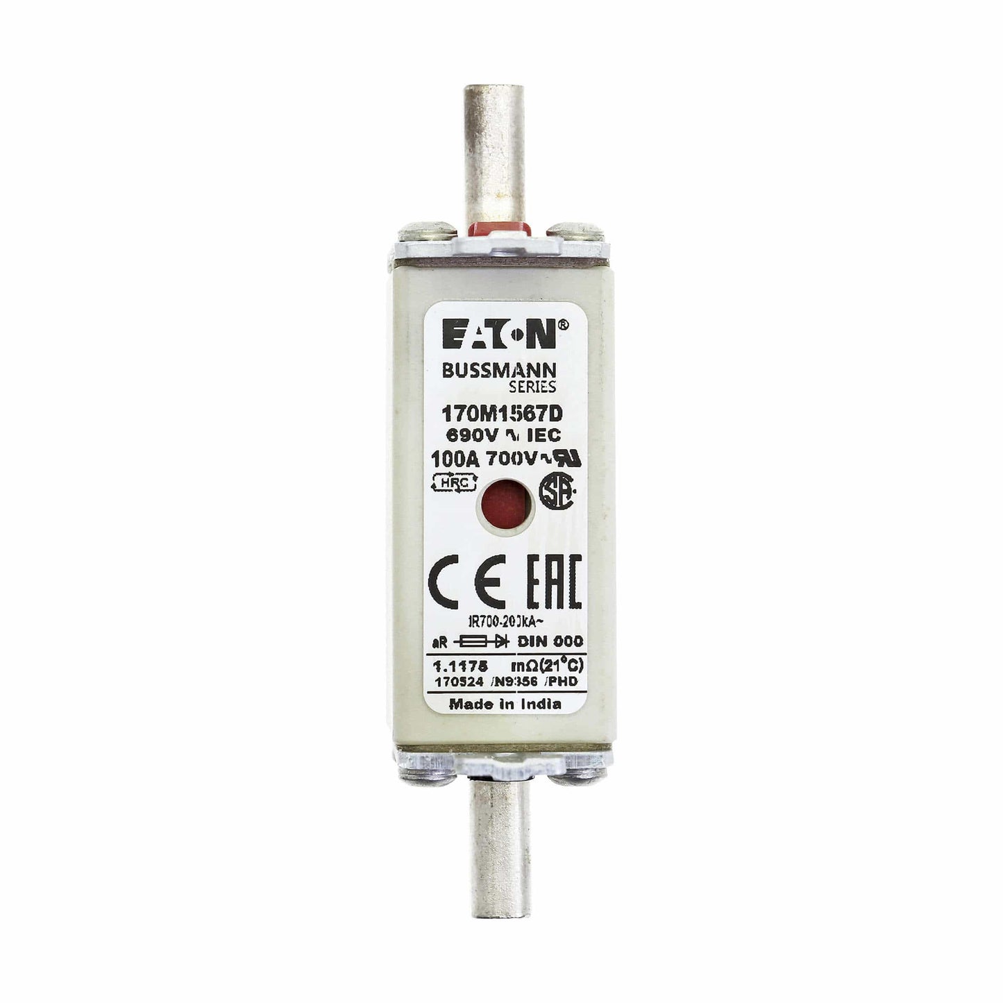 Bussmann Bussmann 170M1567 100A 690V Fuses (10 Pieces)