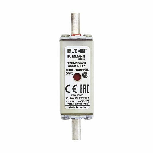 Bussmann Bussmann 170M1567 100A 690V Fuses (10 Pieces)