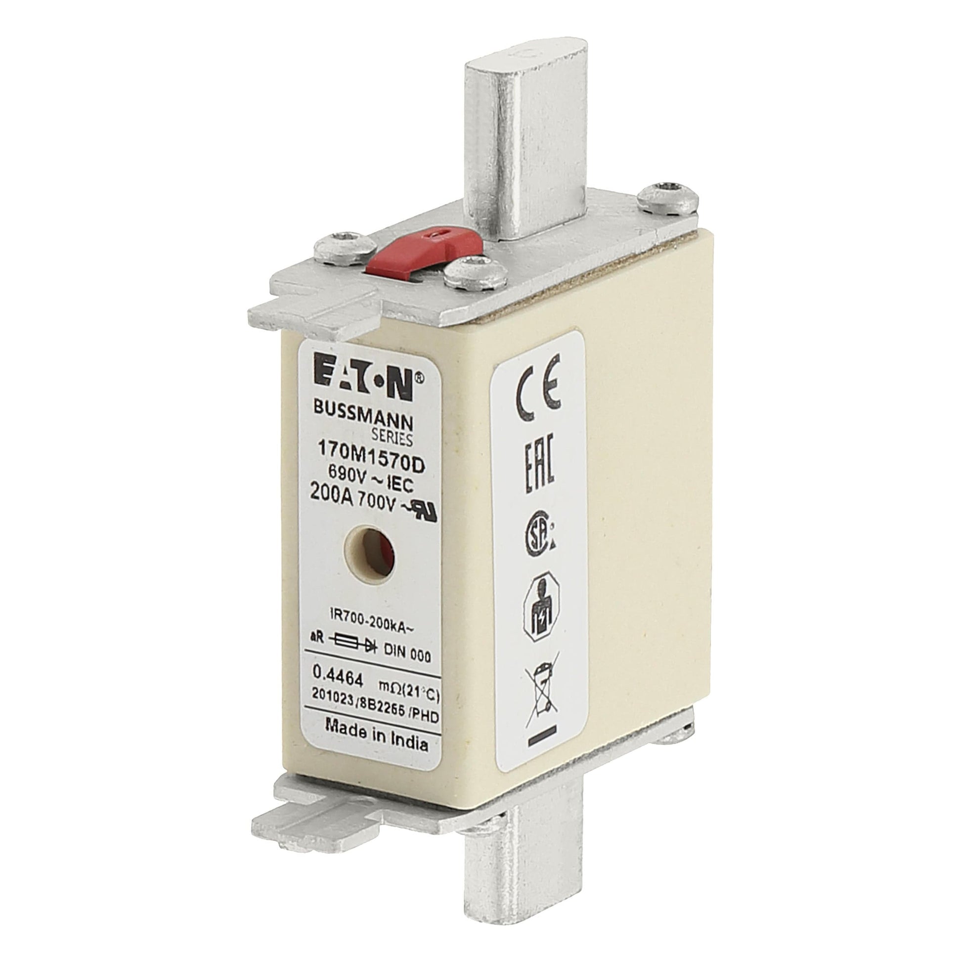 Bussmann Bussmann 170M1570D 200A 690V Fuses (5 Pieces)