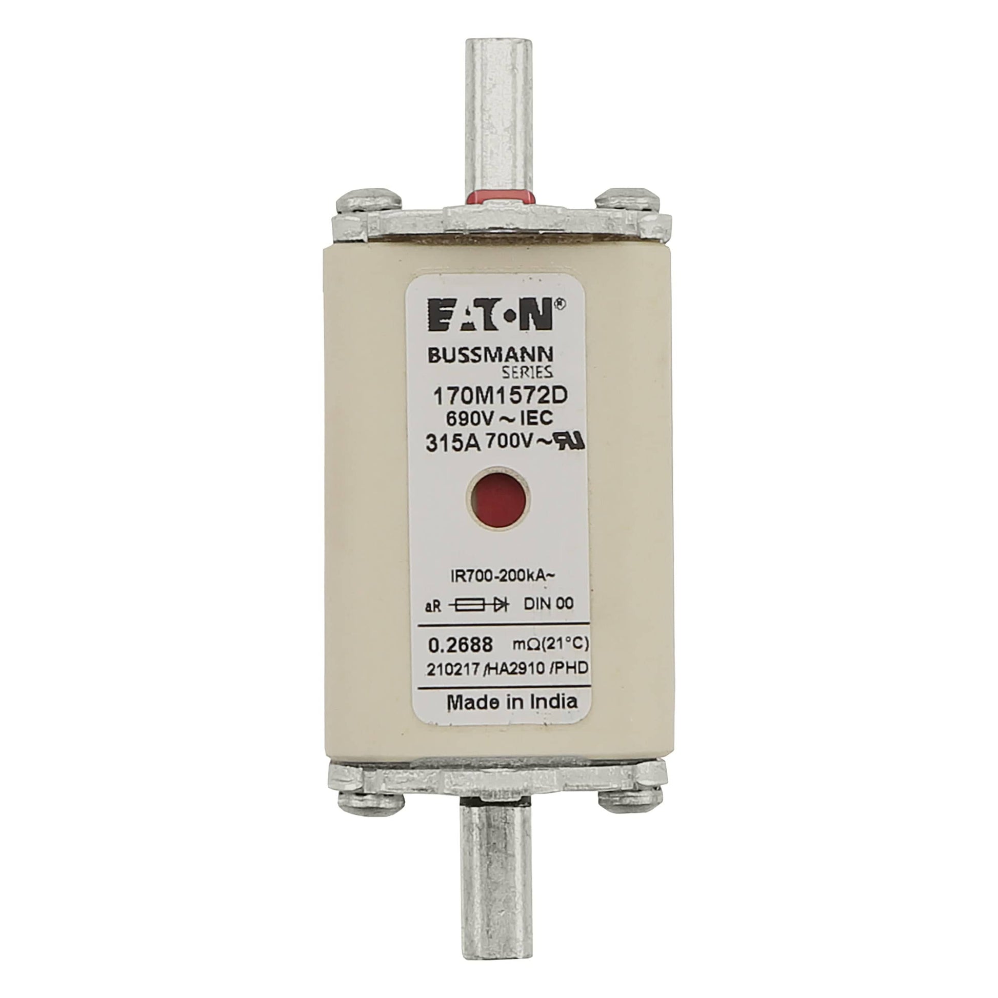 Bussmann Bussmann 170M1572D 315A 690V Fuses (5 Pieces)