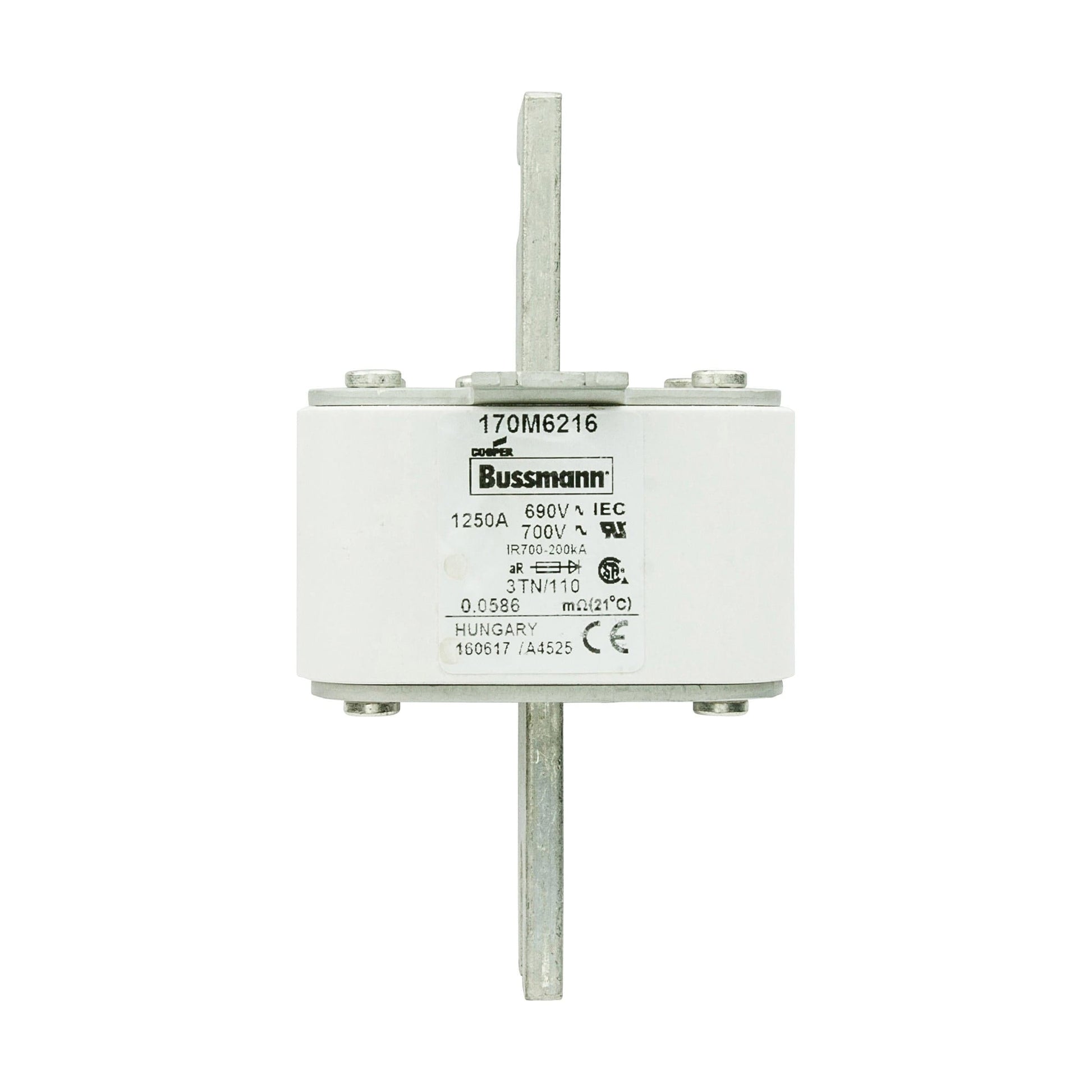 Bussmann Bussmann 170M6216 1250A 690V Fuses (2 Pieces)