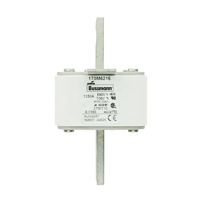 Bussmann Bussmann 170M6216 1250A 690V Fuses (2 Pieces)
