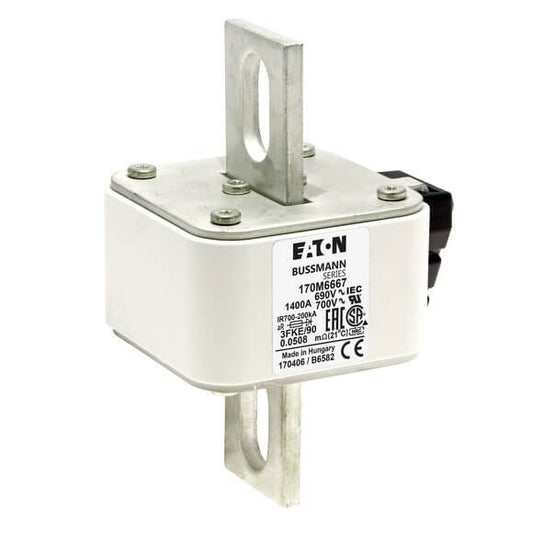 Bussmann Bussmann 170M6667 1400A 690V Fuses (3 Pieces)