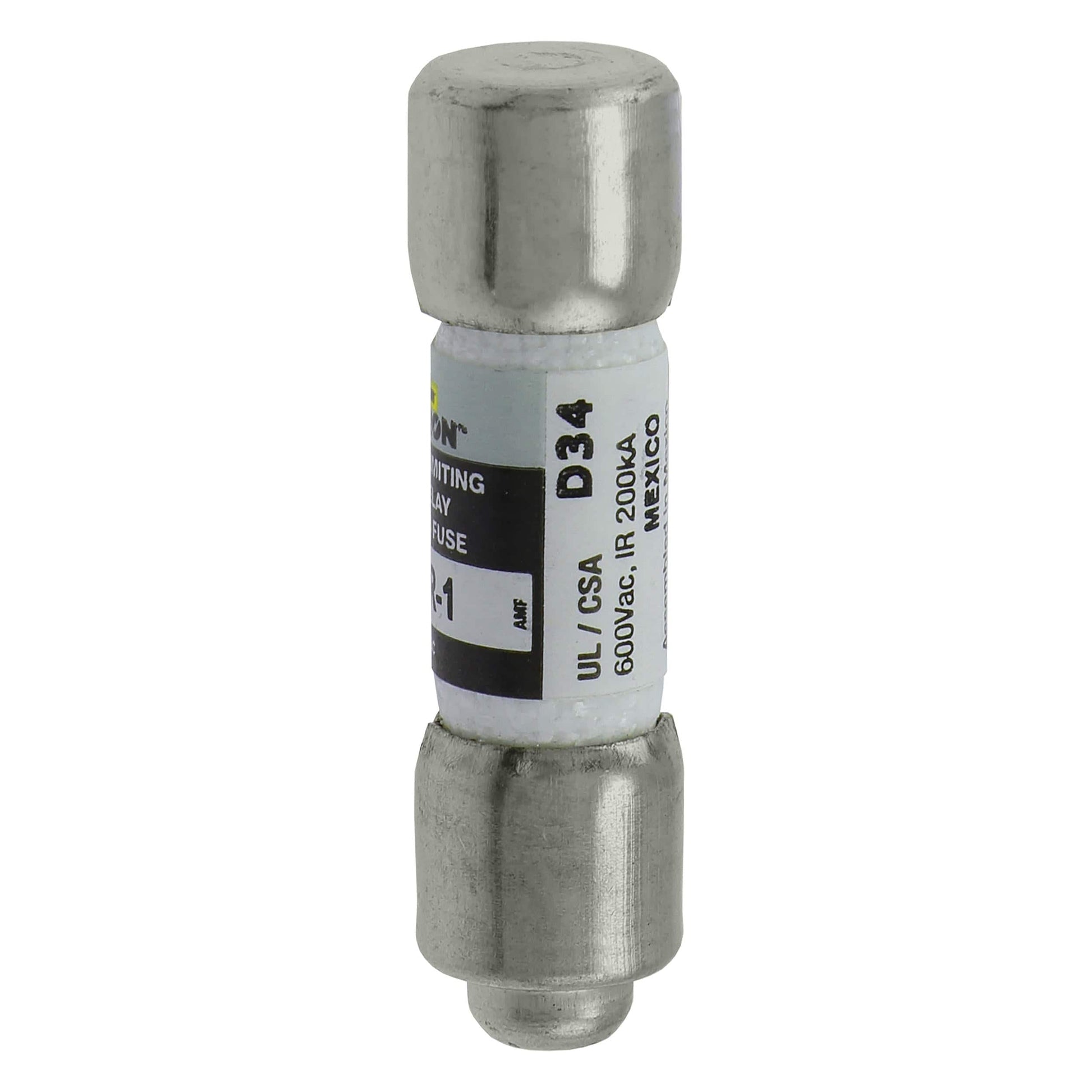 Bussmann Bussmann FNQ-R-1/4 Fuse, 0.25A 500V Fast-Acting Ceramic Cartridge, 10×38 mm – Pack of 10
