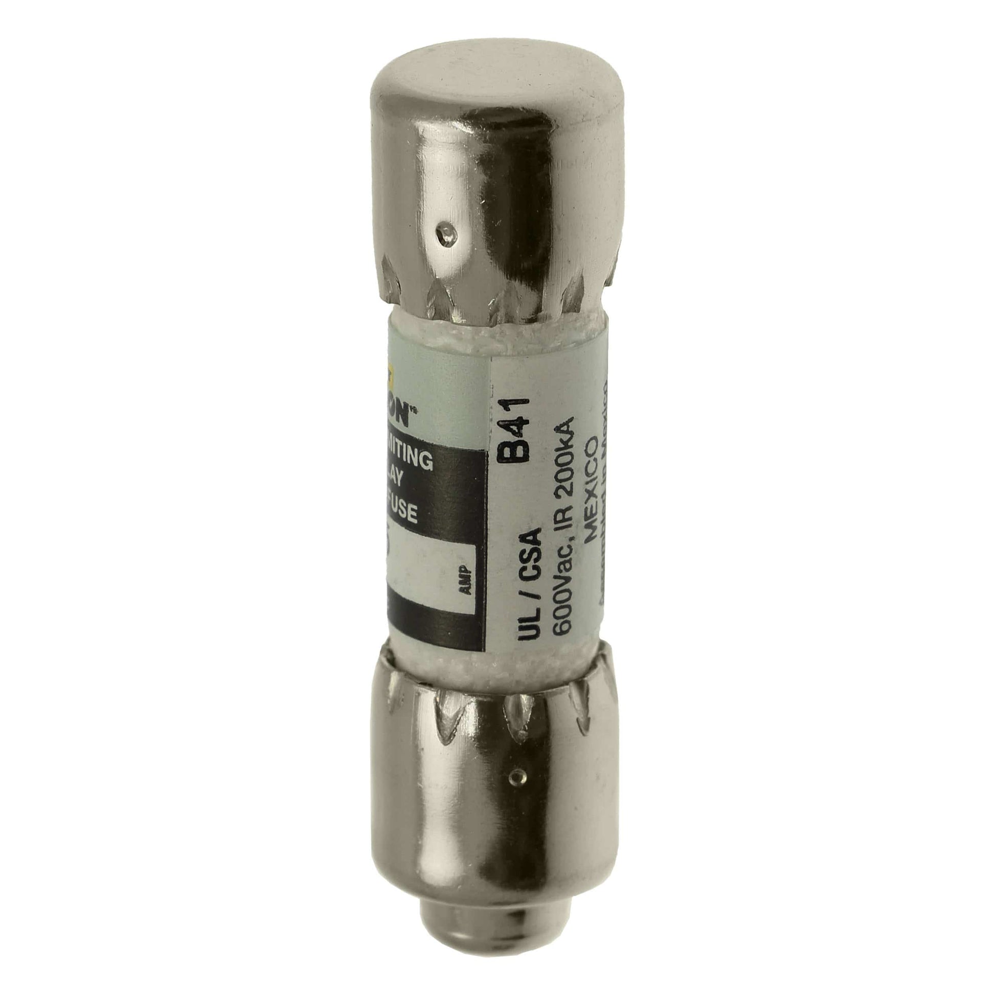 Bussmann Eaton Bussmann FNQ-R-5 Class CC Time-Delay Dual-Element Fuse, 5 A 600 VAC 200 kA – Pack of 10