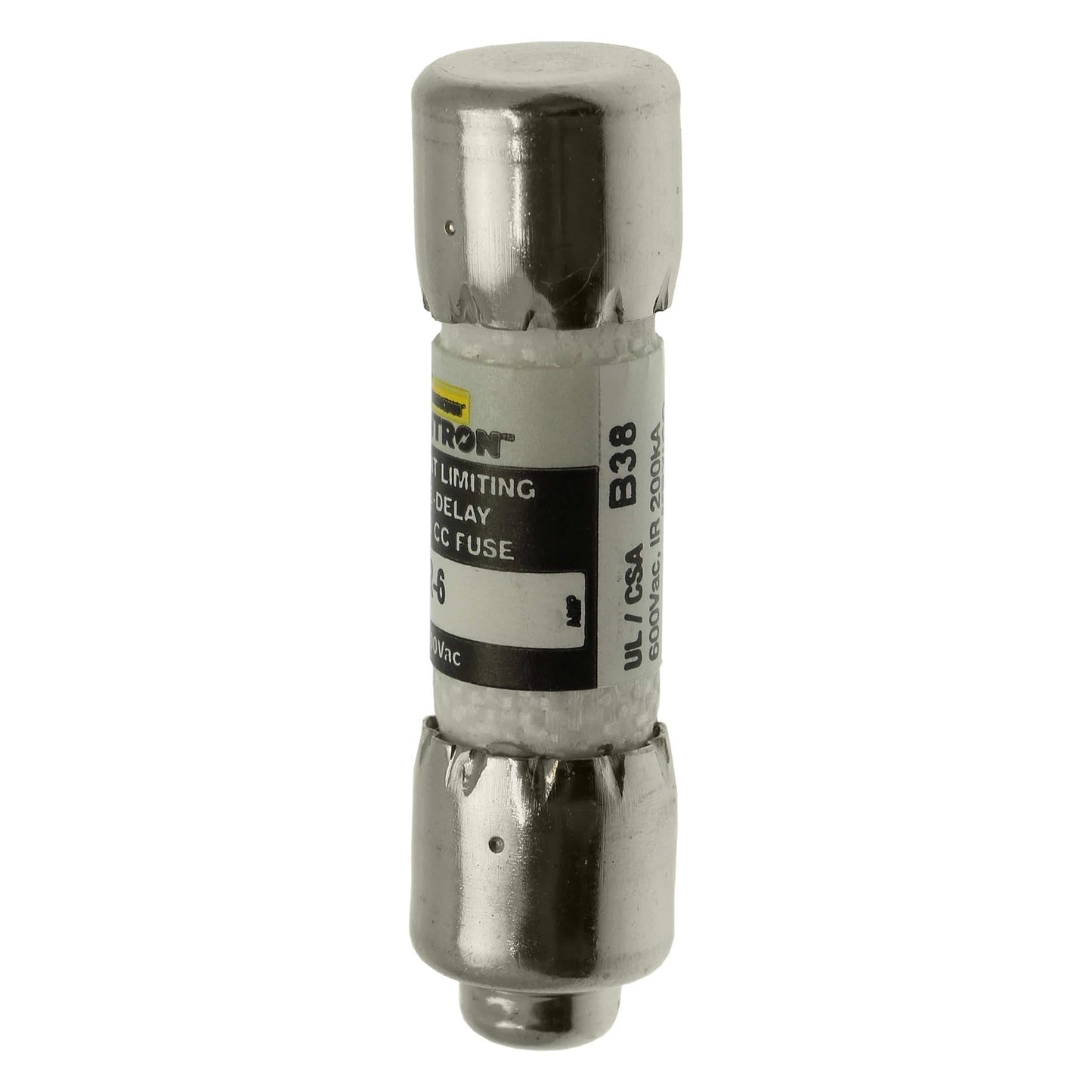 Bussmann Eaton Bussmann FNQ-R-6 Class CC Time-Delay Dual-Element Fuse, 6 A 600 VAC 200 kA Interrupting Rating – Pack of 10