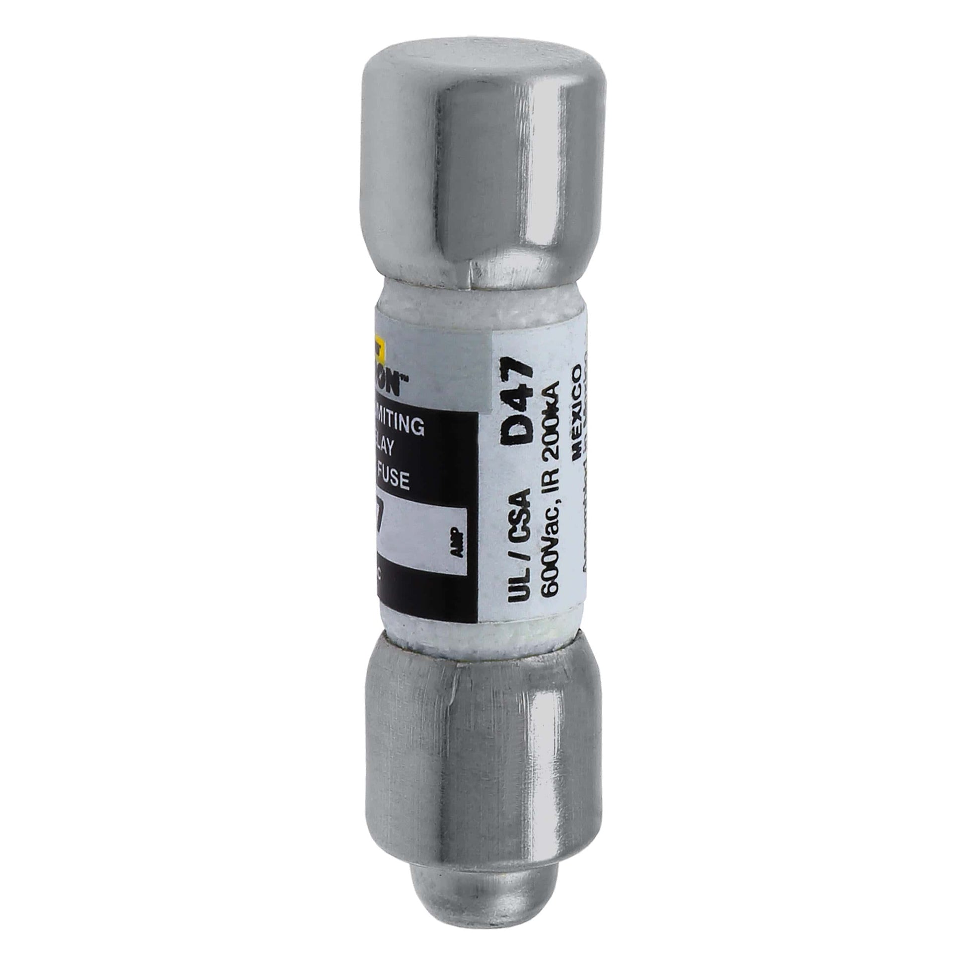 Bussmann Eaton Bussmann FNQ-R-7 Class CC Time-Delay Dual-Element Fuse, 7 A 600 VAC 200 kA – Pack of 10