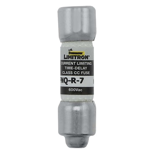 Eaton FNQ-R-7-1/2 Class CC Fuse - 7.5A 600Vac Time-Delay Current Limiting - Front Representative View