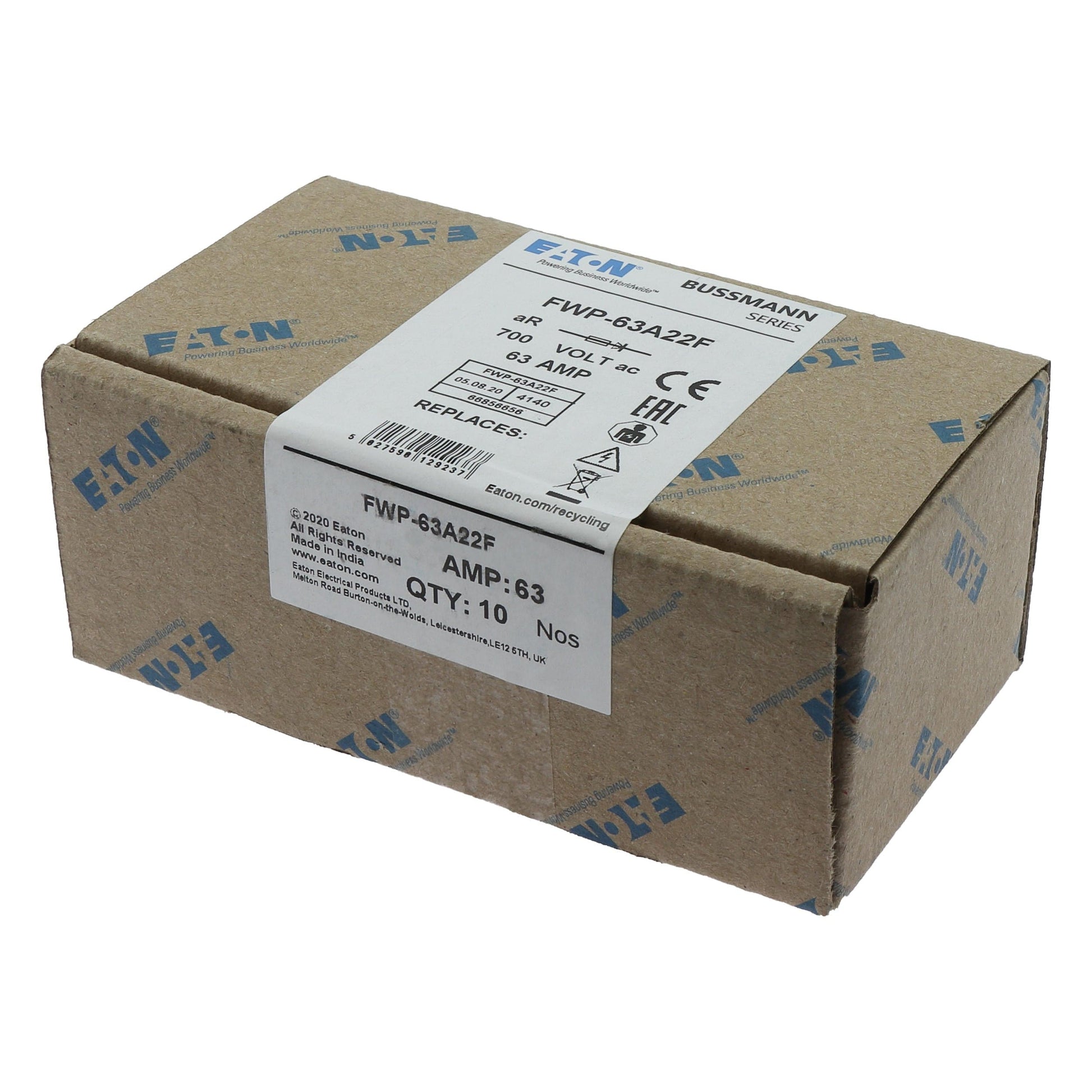 Bussmann FWP-63A22F 10pcs Bussmann FWP-63A22F Fuses