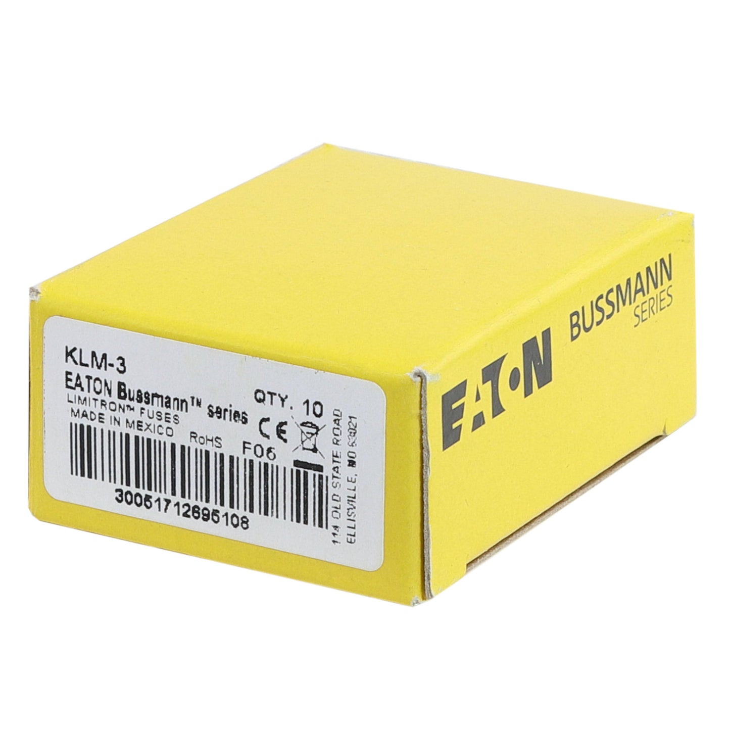 Bussmann KLM-3 10pcs Bussmann KLM-3 3A 600V Fuses
