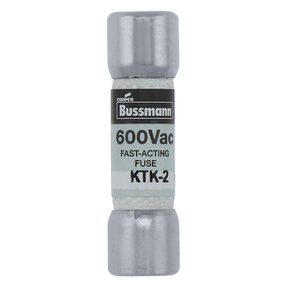 Bussmann KTK-2 10pcs Bussmann KTK-2 2A 600V Fuses (10 Pieces)