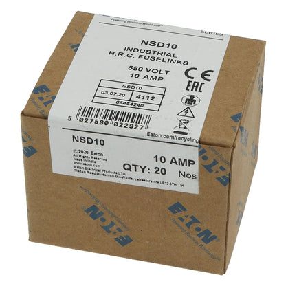 Bussmann NSD10 10pcs Bussmann NSD10 10A 550V gG BS88 Fuses
