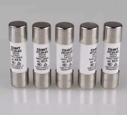 CHINT CHINT RT28-125 RO17 125A 500V / RT29-125 RO17 63A / RT28-125 RT29-125 RO17 80A 380V / RT28-125 RT29-125 RO17 100A 500V (10 Pieces)