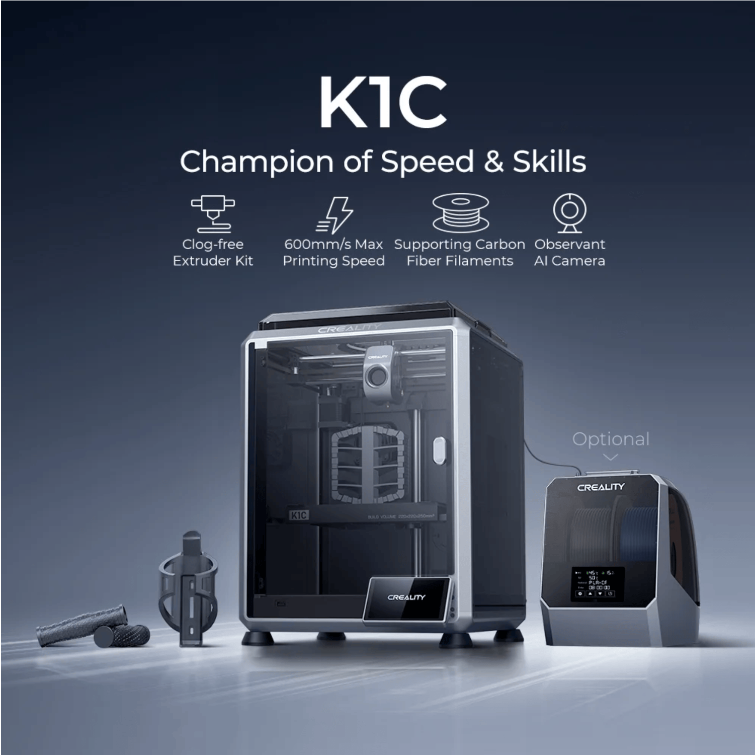 CREALITY 3D Printer K1C Carbon Fiber 3D Printer - Creality