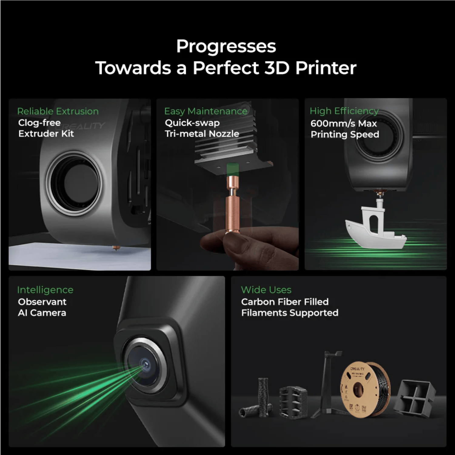 CREALITY 3D Printer K1C Carbon Fiber 3D Printer - Creality