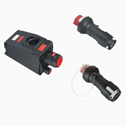 CZ Power Sockets CZ CZ0254 Explosion-proof Plug and Socket Device, GRP, 125A 690V, Ex db eb IIC T5 Gb T95℃ Db, IP65, IECEx ATEX Approved