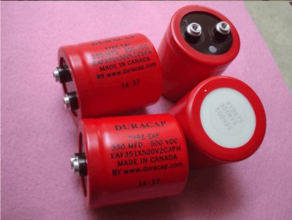 DURACAP DURACAP EAF351X500V2C3PH 500VDC 350UF 350MFD 50X55MM Capacitor (24Pieces)
