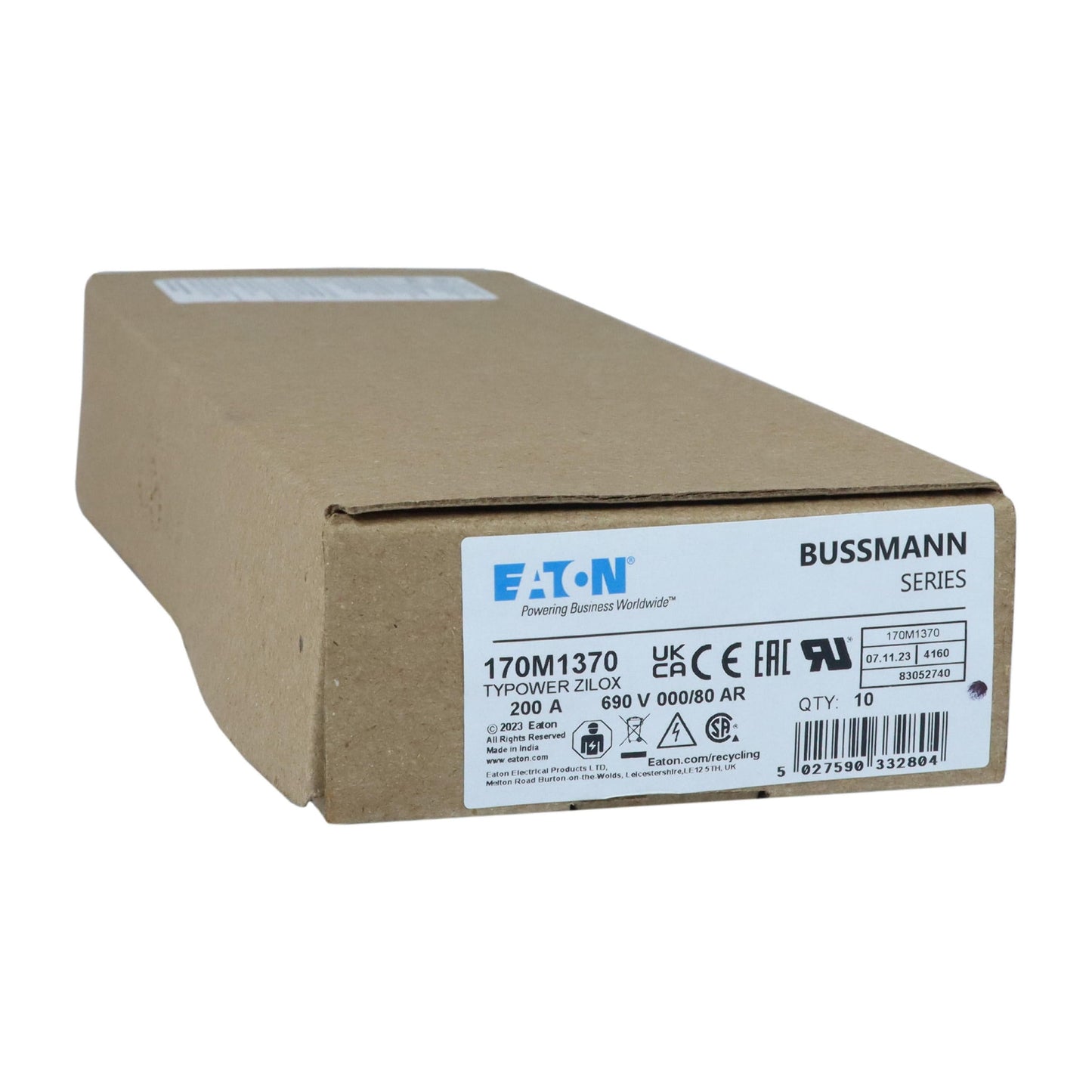 EATON 170M1370 10pcs Eaton 200A aR Fuse - 690V (170M1370)
