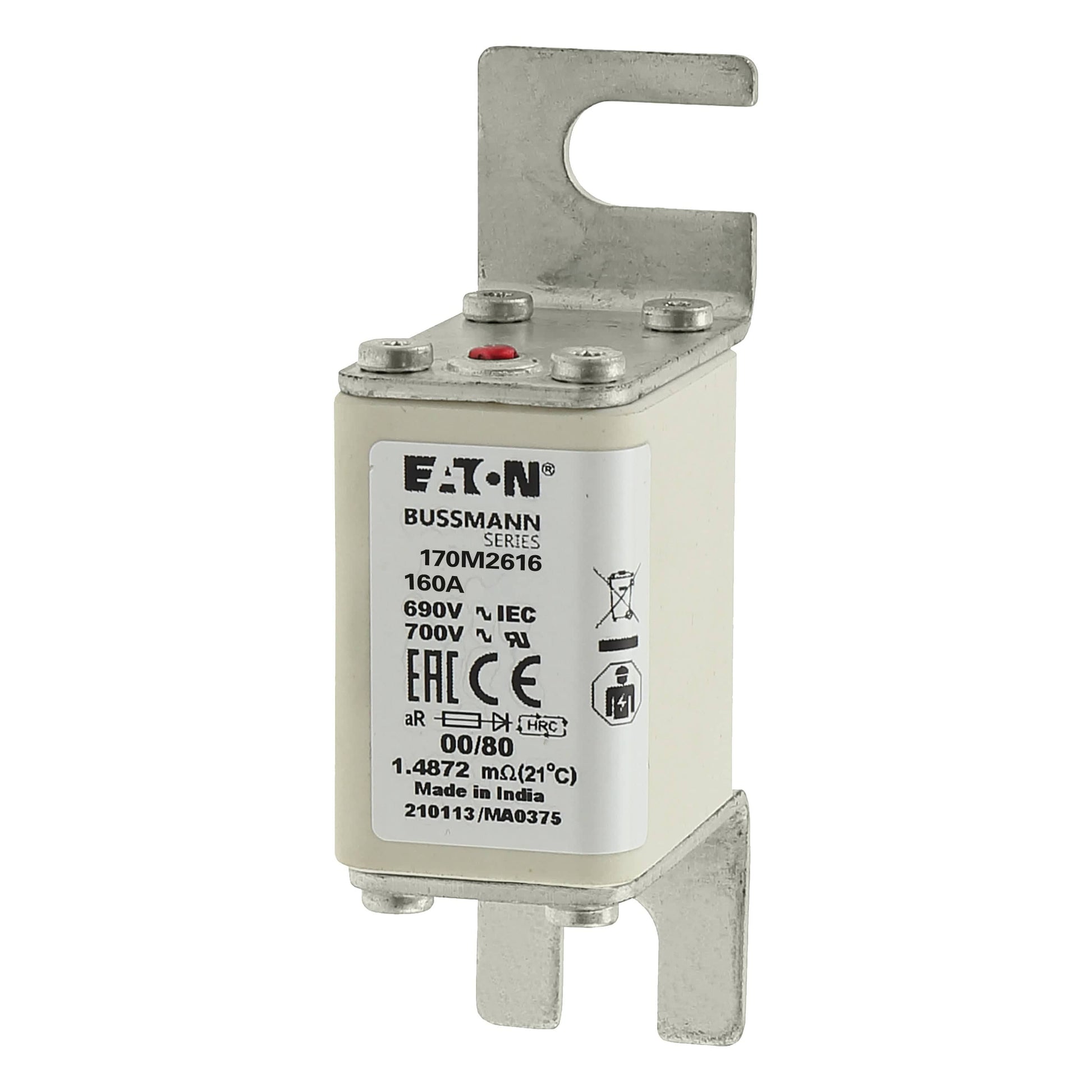 EATON 170M2616 10pcs Eaton 160A aR Fuse - 690V (170M2616)