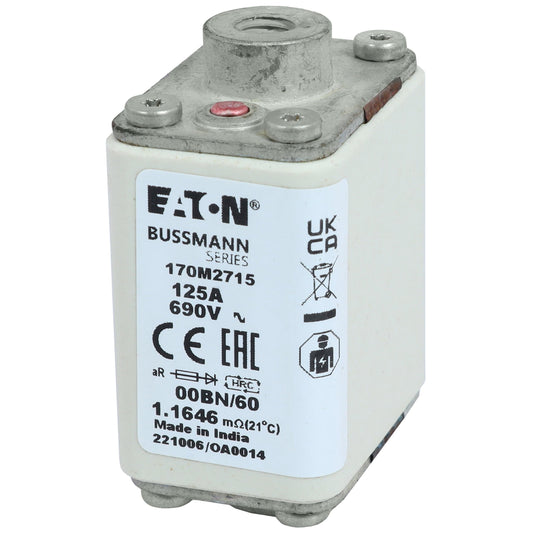 EATON 170M2715 6pcs EATON 170M2715 125A 690V Fuses