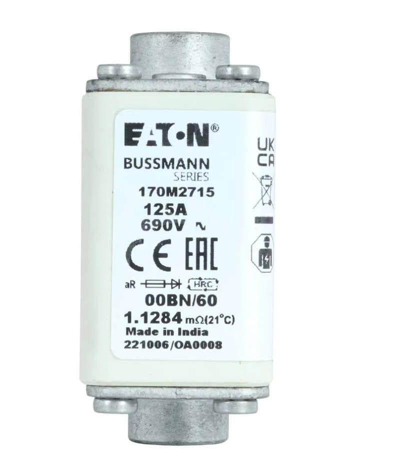 EATON 170M2715 6pcs EATON 170M2715 125A 690V Fuses
