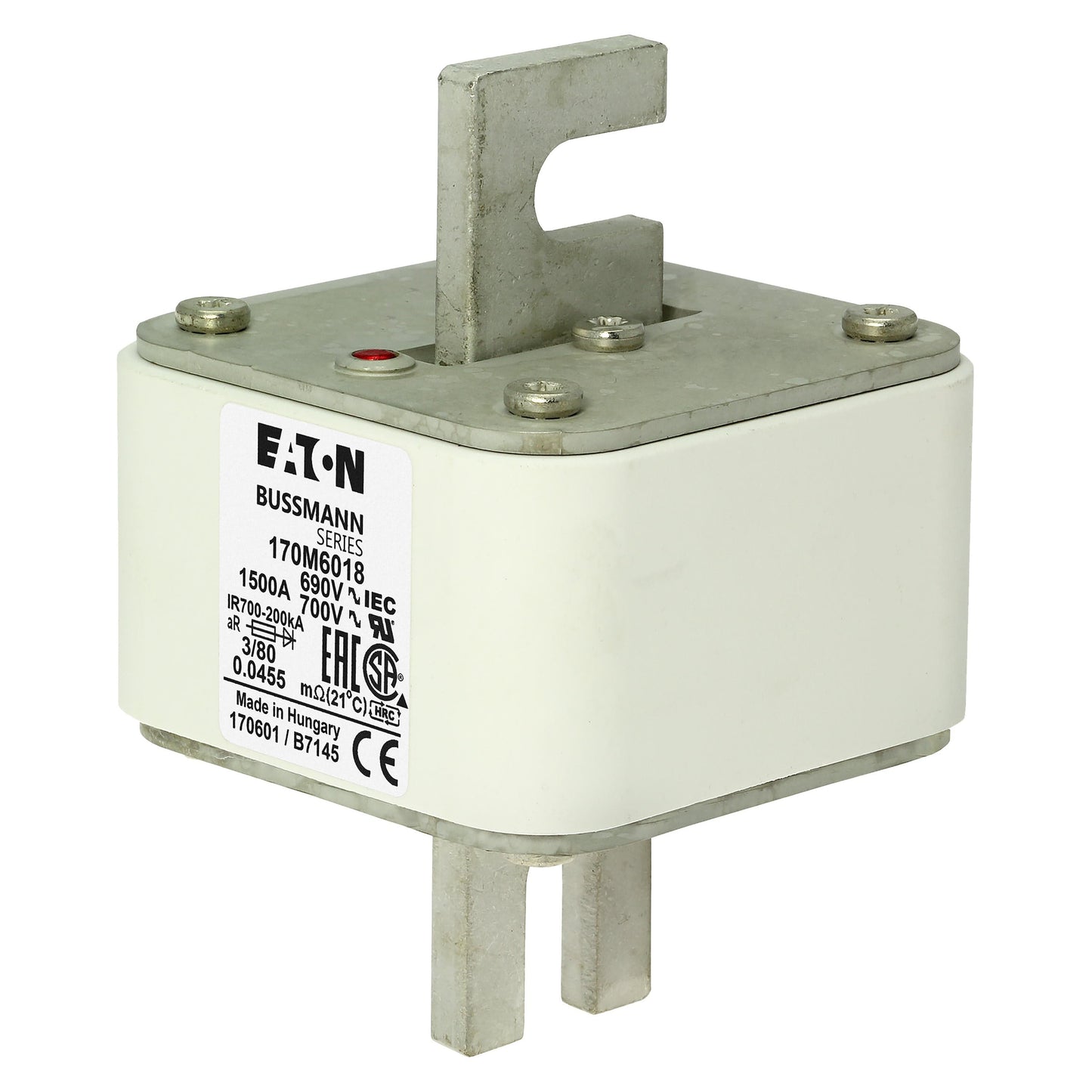 EATON EATON 170M6018 Model code: FUSE 1500A 690V 3/80 AR UC (2 Pieces)