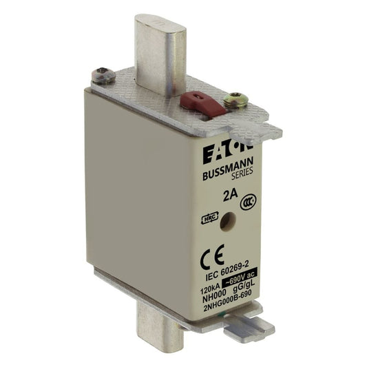 EATON EATON 2NHG000B-690 2A 500V Fuses (10 Pieces)