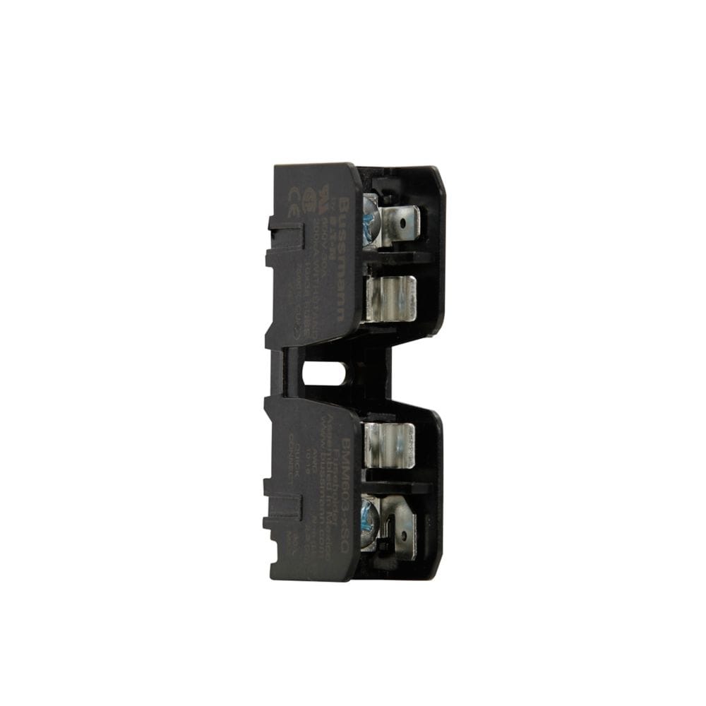 EATON Eaton Bussmann BMM603-1SQ Midget Fuse Block, 1-Pole, 30A, 600V, for 10x38mm Fuses - Pack of 10