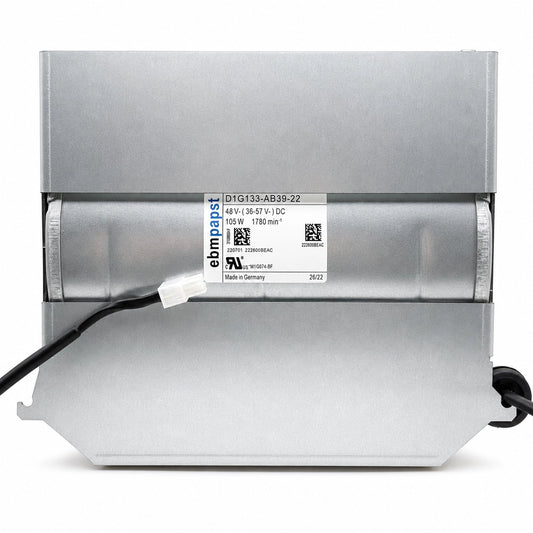ebm-papst D1G133-AB39-22 DC Centrifugal Blower, 48 VDC, 105 W