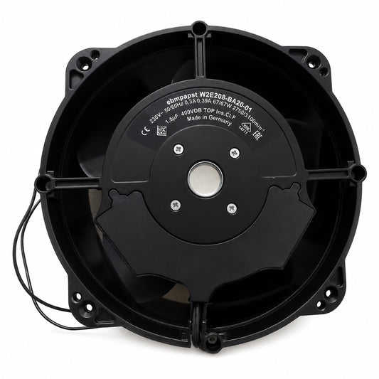 ebm-papst W2E208-BA20-01 Axial Cooling Fan, 230 V AC, 2750/3100 rpm