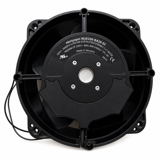 ebm-papst W2E208-BA20-53 Axial Cooling Fan, 230 V AC, 2750/3100 rpm