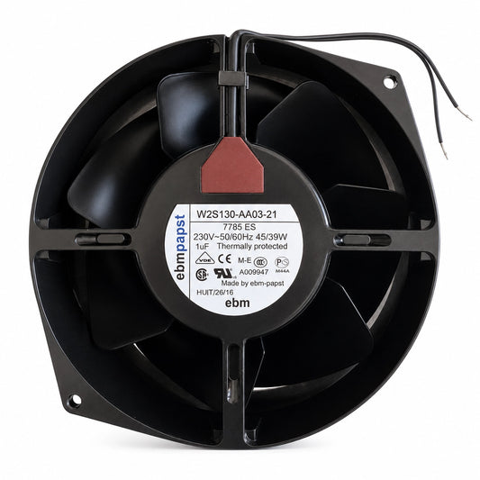 ebm-papst W2S130-AA03-01 AC Axial Fan, 230 V AC, 130 mm