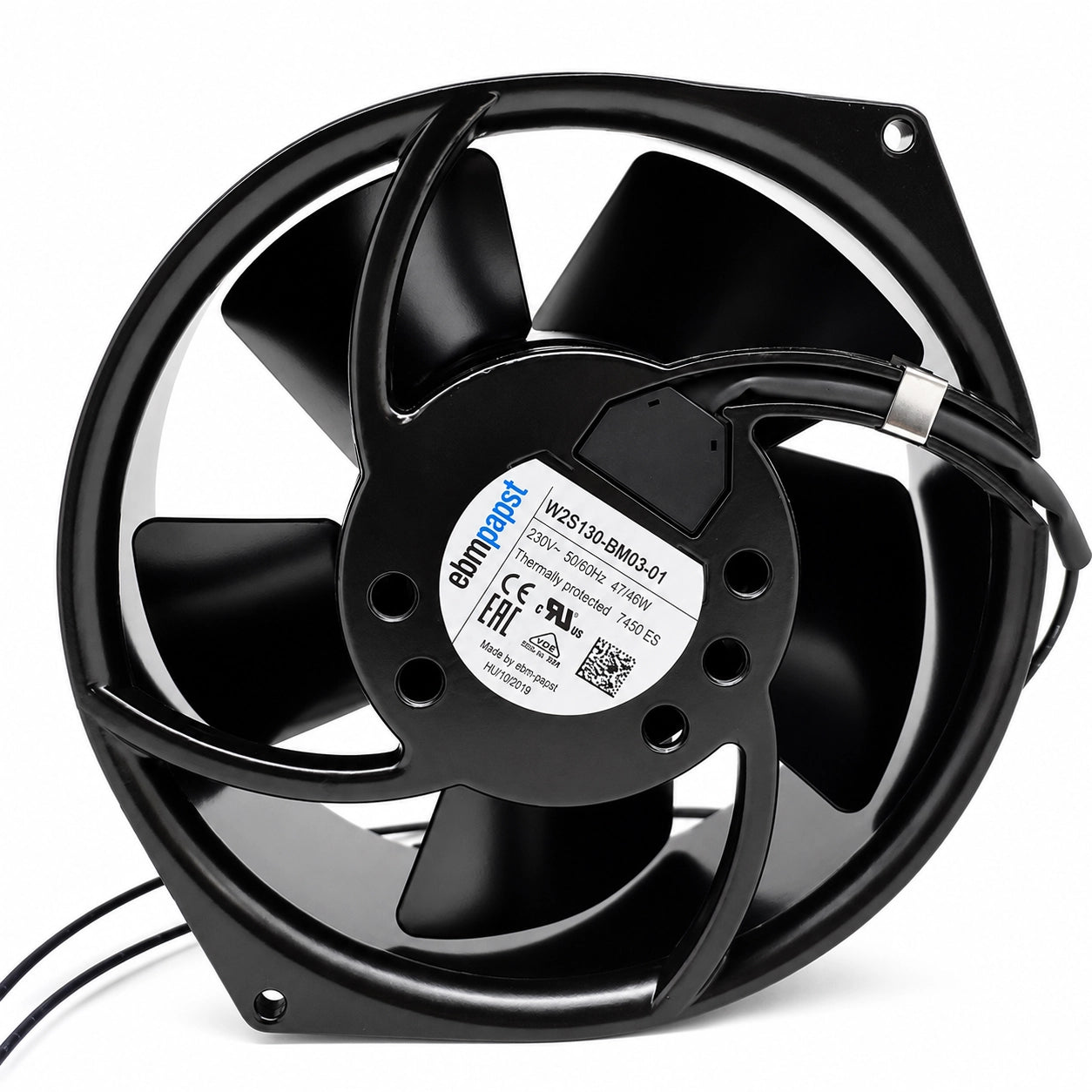 ebm-papst W2S130-BM03-01 AC Axial Fan, 230 V AC, 130 mm