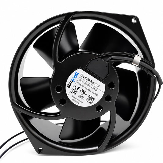 ebm-papst W2S130-BM03-01 AC Axial Fan, 230 V AC, 130 mm