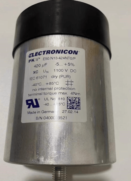 ELECTRONICON ELECTRONICON E50.N13-424T0/p 1100v 420UF Capacitor (12 Pieces)